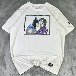Under Armour x DC Comics Batman VS Joker Loose Fit Graphic T-shirt Size Large